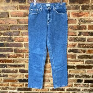 NWT Ann Taylor LOFT Medium Wash Blue Denim Straight Leg Jeans Women's Size 4